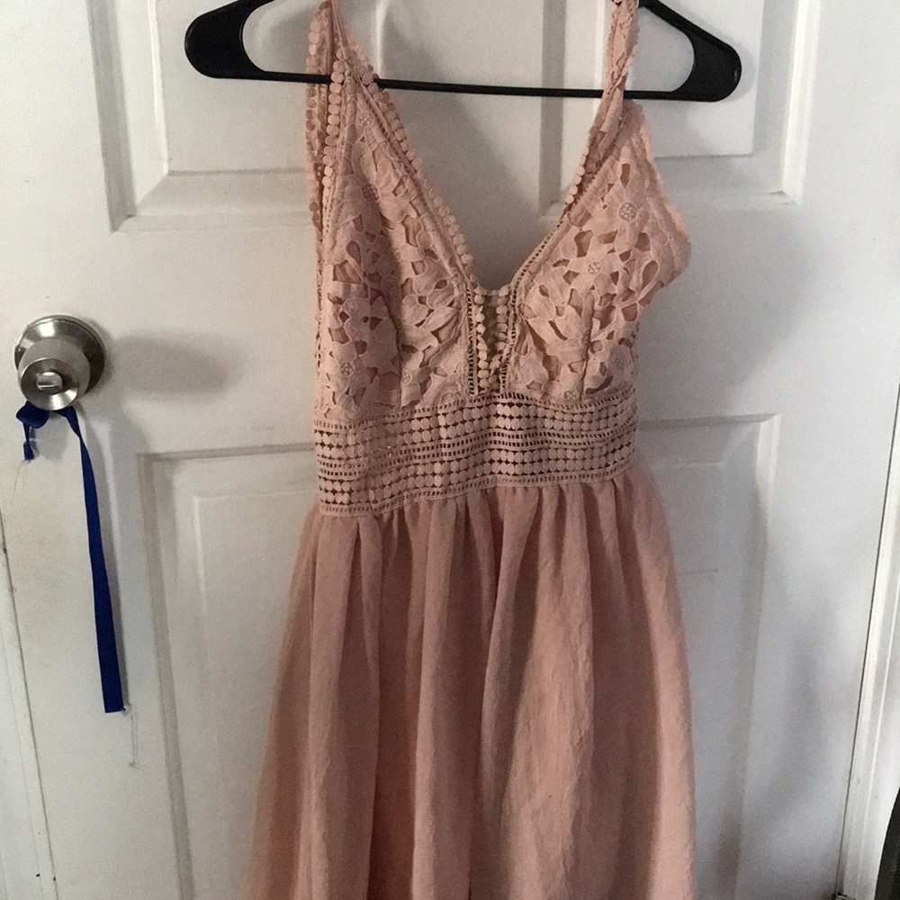 SM light pink maxi dress by Soieblu
